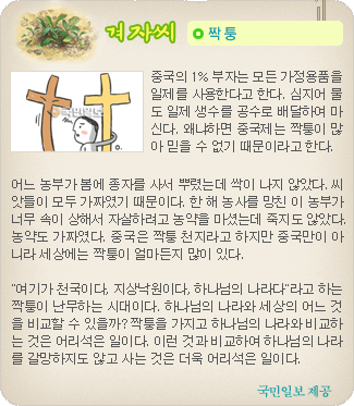 겨자씨 더보기